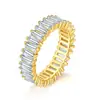 Anillo de plata de ley S925 nuevo transfronterizo de una fila de azúcar lleno de diamantes para mujer, moda europea y americana, ins, anillo de dedo cerrado de alta gama