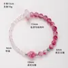Nuevo Pulsera de Ágata de Cristal Natural China para Mujer Moda Sensación de Alta Gama Calcedonia Jade Pulsera Verde Seco Adorno de Mano