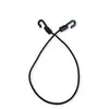 Cuerda elástica de plástico con gancho para atar, 4 mm x 1 m, correa de amarre de plástico para caña de pescar de barco para exteriores, cordón de goma