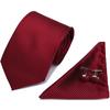 AliExpress EBAY 7.5cm corbata de negocios set de corbata para hombre boda corbata de poliéster caja de regalo fabricantes