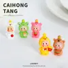 Lindo Animal 3D Personaje Estrella Resina Muñeca Creativa Adornos Decoraciones de Escritorio Colgantes de Llavero Venta al por Mayor
