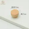 Venta al por mayor de fábrica manija de madera para puerta de armario nórdica simple manija de madera maciza para armario de ropa manija de un solo agujero de tronco para cajón zapatero