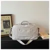 Bolsa de Lona Portátil Ligera para Salidas Transfronterizas de Gran Capacidad para Viajes, Bolso de Mujer, Bolsa Tote Simple Casual, Bolso de Hombro Cruzado