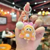 Llavero de Martwa Flocked de Tres Años Llavero de Dibujos Animados Lindo Colgante para Bolso Estudiante Colgante Pequeño de Moda