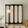 Biombo estilo americano, retro y lujoso, para divisiones de ambientes en salas de estar, recibidores, hogares, hoteles, oficinas y dormitorios; plegable y móvil