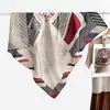 Pañuelo cuadrado de terciopelo de doble cara, dos tonos, estampado de leopardo, de alta gama, vintage de los 90, chal cálido para mujer, pañuelo de cuello de lujo ligero
