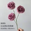 Flores Artificiales Moradas para Boda Arreglo para Pasillo de Salón de Bodas Techo Decoración de Rosa Hortensia de Hotel Arreglo de Flores de Piso Venta al por Mayor