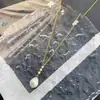 Colar Pingente de Pérola de Água Doce Única Amazon Cadeia de Clavícula Versátil de Temperamento Simples Joias de Luxo Leve e de Alta Qualidade para Mulheres