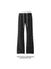 Pantalones de Chándal Acampanados de Color Blanco con Contraste y Cintura de Canalé Otoño 2026 Tallas M-5XL Hk26861-Especial P32 Pantalones de Chándal para Hombre