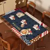 Mantel individual para mesa de comedor estilo retro americano, impermeable, a prueba de aceite, no lavable, lujo ligero, sensación de alta gama, mantel para mesa de café, mantel protector de mesa resistente al calor