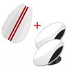 Escudo de Lluvia Cubierta de Lluvia para Coche Espejo Retrovisor Ensanchado Extra Grande Universal a Presión Tira de Lluvia Extensible para Coche