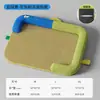 Esterilla Refrigerante para Mascotas para el Verano, Esterilla Tejida de Ratán con Diseño Color-Blocking, Cama para Perros que Protege el Cuello, Esterilla para Perros Removible y Lavable, Personalizable