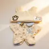 Ropa para Muñeca de 20 cm Pijama de Galleta Ropita para Gatear Algodón Muñeca Niña Ropa de Repuesto Linda y Súper Adorable