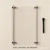 Placa de Mensagens Magnética Transparente de Acrílico com Eixo Óptico Minimalista Adesivo de Geladeira Suporte de Menu Decoração de Placa de Recados para Entrada Limpável