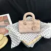 Bolso Lady Dior horizontal de charol para mujer, nuevo bolso de cadena para hombro cruzado de moda 2026, bolso de mano de alta gama, moderno