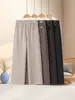 Calça da mamãe, coleção de outono, cintura elástica, calça pantalona, novo estilo 2026, calça reta outono/inverno, calça estilosa e casual para mulheres de meia-idade e idosas