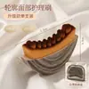 Escova linfática para lifting e firmeza facial, escova de massagem para cuidados com os olhos e pescoço, ferramenta de beleza, escova contorno facial, limpador de poros