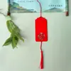 Templo de Tarjetas de Deseos de Madera Roja Tarjeta de Deseos Escénica Tarjeta de Deseos Escrita a Mano Tarjeta de Mensaje Etiqueta de Seguridad Etiqueta Decorativa