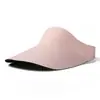Gorra de una sola pieza sin costuras para mujer, Gorra de béisbol de ala abierta para verano, Plegable para deportes al aire libre, running, Protector solar morado, Sombrero para el sol