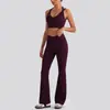 Conjunto Esportivo de Manga Curta com Costas Nuas Transfronteiriço para Mulheres com Bojos Top Fitness Roupa Esportiva ao Ar Livre Roupa de Yoga