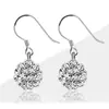 Pendientes Shambhala de diamantes de colores de comercio exterior pendientes de colores pendientes de amatista pendientes totalmente de diamantes venta directa de fábrica