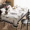 Mantel estilo americano, lavable, a prueba de aceite, impermeable, resistente al calor, mantel ovalado, lujo ligero, sensación de alta gama, mantel individual, mantel