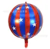 Xiaohongshu Globo de Película de Aluminio 4D de 22 Pulgadas Rayas Bola Boda Decoración de Boda Cumpleaños Ktv Centro Comercial Decoración de Fiesta