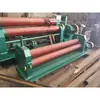Máquina Hidráulica de Curvado de Placas de Tres Ejes, Máquina Pequeña Eléctrica para Redondeo de Placas de Acero, Máquina Industrial para Conformado de Chapa Metálica, Equipo de Conformado de Placas de Acero