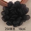 Camélia Artificial 10cm Flor Borda Queimada Acessórios Flor de Tecido Roupa Flor de Tecido DIY Joias Acessórios de Roupa