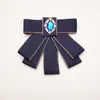 Estilo Universitario Unisex Cuello Flor Listo para Usar Venta al por Mayor Profesional Azafata Estudiante Novio Corbata de Lazo Accesorios para Lazo