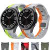 Para Samsung Watch 6 Correa de Silicona con Diseño de Fútbol Watch4 y 5 40mm 44mm Hebilla Anti-hebilla Pulsera Oficial