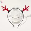 Qiyue Pinza para el Cabello Diadema Navideña Transfronteriza Copo de Nieve Reno Diadema Navideña para Personas Mayores Banda para el Cabello Tocado Accesorios para el Cabello Venta al por Mayor