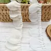 Encaje de Borlas Redondas de 5 cm Doble Capa de Gasa Plisada Encaje al por Mayor en Stock para Juguetes, Ropa y Accesorios de Manualidades