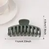 Golais Jewelry Nuevo Hueso de Dragón Clip Mate Pasador Grande Pasador para la Parte Posterior de la Cabeza Pinza de Tiburón Versátil Accesorios para el Cabello de Mujer
