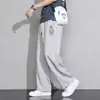 Calças Masculinas Plus Size para Indivíduos com Sobrepeso 150kg Calças Casuais Largas para Homens Grandes e Altos Tamanho Extra Grande Calças de Moletom Esportivas Masculinas