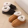 Zapatos de Algodón Cálidos, Resistentes al Desgaste, con Puntera y Talón Cubiertos de Piel, para Hombre y Mujer, Pareja, para Interiores, Suelo de Madera