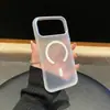 Capa de celular magnética fosca para iPhone 18 Pro Max, transfronteiriça, compatível com Apple 17, oferecendo cobertura total e design color-blocking para proteção contra quedas