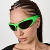 Gafas de Ciclismo Cortavientos Estilo Deportivo Europeo y Americano para Hombres y Mujeres Protección Solar Personalidad Gafas Y2K Milenio Gafas de Sol Gafas Transfronterizas