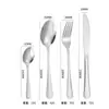 Colher de Aço Inoxidável 1010 Colher Pontiaguda Colher Redonda Colher para Comida Ocidental Talheres Colher Doméstica para Comer Colher para Mexer Café Colher