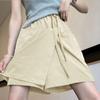 Culottes Cortos de Carga con Protección Solar para Mujer Verano Delgados 2025 Nuevo Diseño Aspecto Adelgazante Americano Talla Grande Falda Corta