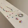 Pulsera de Plata de Ley 925 Color Zirconia Redonda para Mujer, Moda Simple, Personalidad, Dulce y Fresca, Combinación de Pulsera para Novia