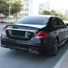 Adecuado para 16-20 Mercedes-Benz Clase E Sedán W213 Modificado y Mejorado E63 Amg Lip Trasero Deportivo Tubo de Escape Cuatro Salidas