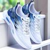 Zapatos de primavera para hombre 2025 nueva tendencia de moda zapatos deportivos casuales transpirables tejidos con mosca estudiantes suela suave cómodos zapatos para correr