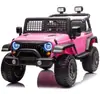 Coche Eléctrico Infantil, Vehículo Todoterreno de Cuatro Ruedas, Bebé Puede Sentarse en un Coche Recargable Doble de Tracción en las Cuatro Ruedas, Cochecito Grande Tipo Wrangler