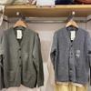 Suéter/cárdigan de punto con cuello en V, informal, suave y holgado, para hombres y mujeres japoneses solteros, otoño e invierno 24, 469402