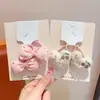 Lazo para el pelo de tela con forma de corazón y flor para niños, Cuerda para el pelo de bebé, Banda elástica de alta elasticidad, Lazo para moño, Accesorio para el pelo de niñas