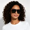 Gafas de sol retro de doble puente para hombre y mujer, gafas de sol de montura grande para conducir, gafas de sol para protección solar en exteriores y senderismo para hombre