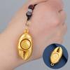 Imitación oro arena pinzas de cangrejo del zodiaco llavero de llave giratoria 12 zodiaco rico colgante de descompresión punto escénico superventas