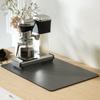Lodo Diatómico Sin Lavar Piel Sintética Almohadilla Absorbente Cojín Suave Vajilla de Cocina Posavasos Drenante Anti-Manchas de Aceite Secado Rápido Alfombrilla para Cafetera