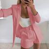 Traje Chaqueta de Mujer Primavera 2025 Nuevo Traje de Moda para Mujer Europeo y Americano Transfronterizo Traje Pequeño Venta al por Mayor Cinturón Casual